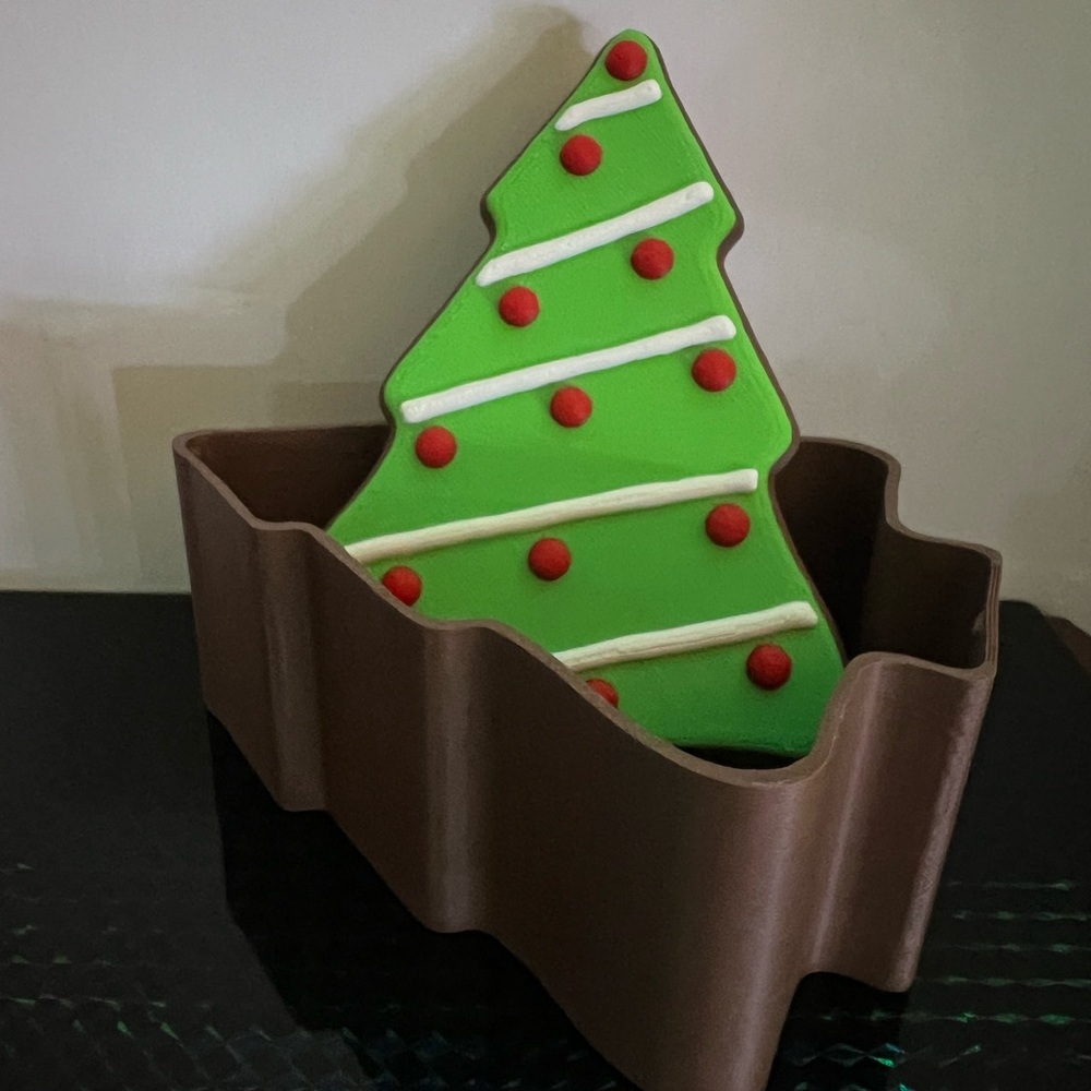 Little Debbie Christmas Tree Brownies cake by 3D print
